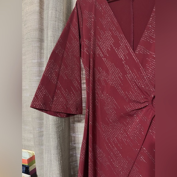 Step by Step Womens Burgundy Bodycon Dress NWOT - Picture 3 of 6